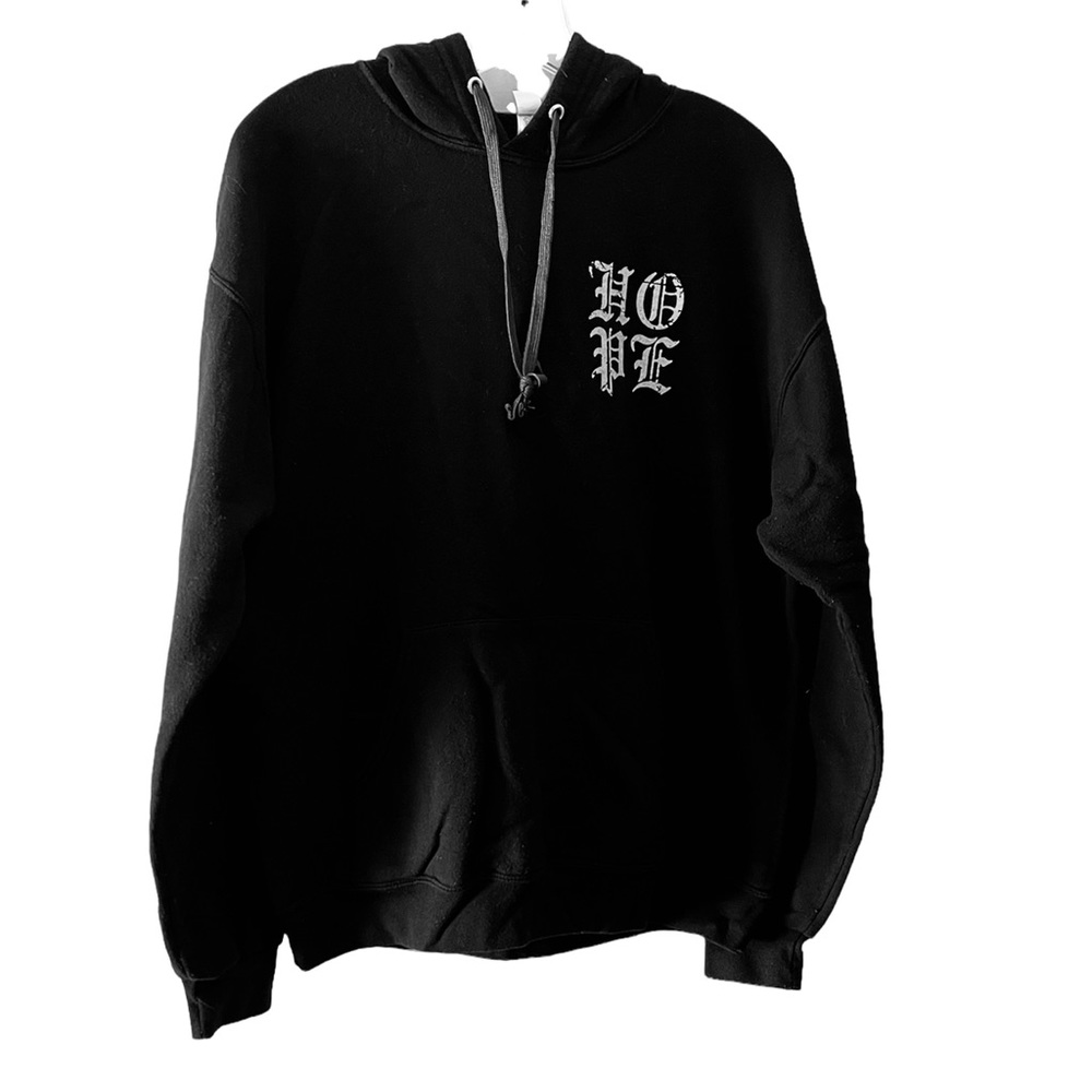 Fruit of the Loom Black Hope Sweatshirt Sz L